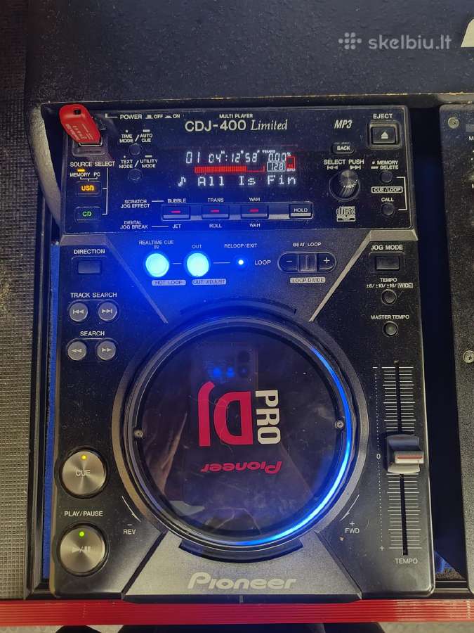 Pioneer 2x Cdj-400 / Djm-400 Limited Edition Blue - nuotraukos Nr. 8