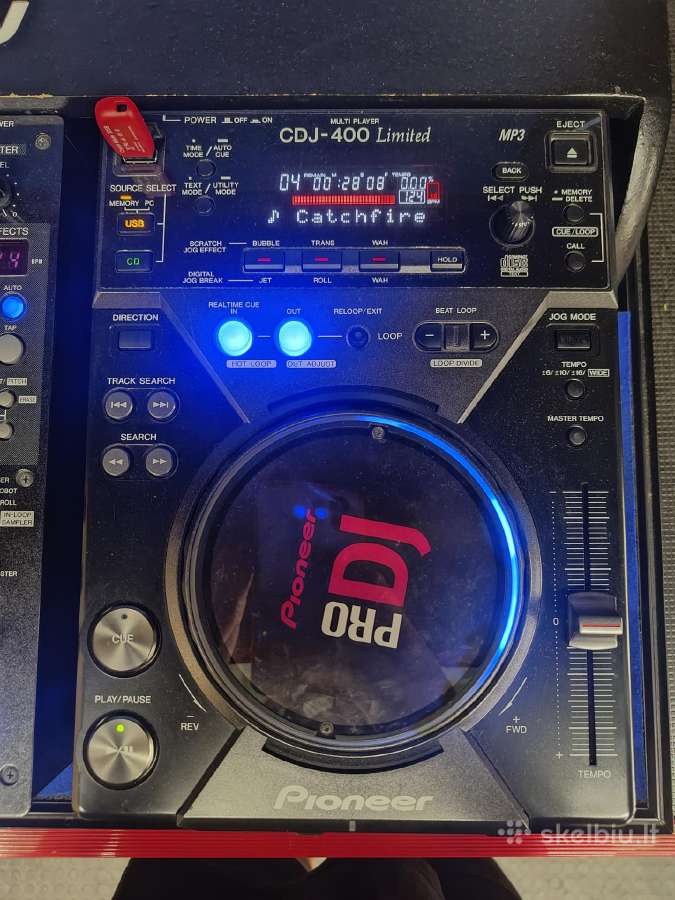 Pioneer 2x Cdj-400 / Djm-400 Limited Edition Blue - nuotraukos Nr. 10