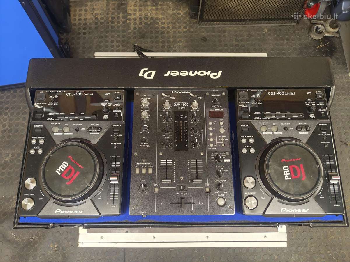 Pioneer 2x Cdj-400 / Djm-400 Limited Edition Blue - nuotraukos Nr. 4