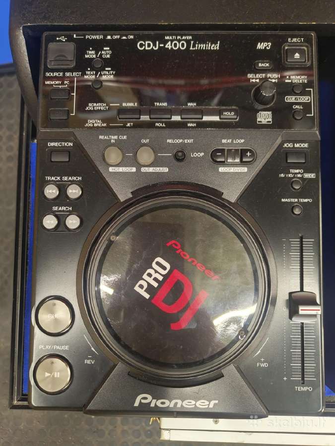 Pioneer 2x Cdj-400 / Djm-400 Limited Edition Blue - nuotraukos Nr. 6
