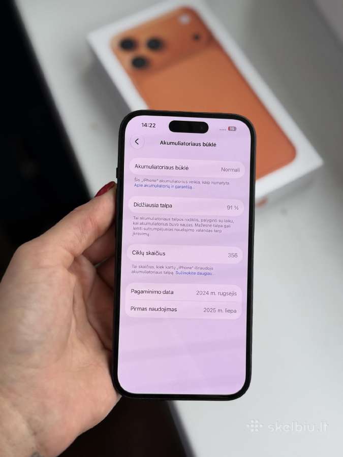 Sveiki, parduodu iPhone 15 128gb - nuotraukos Nr. 7