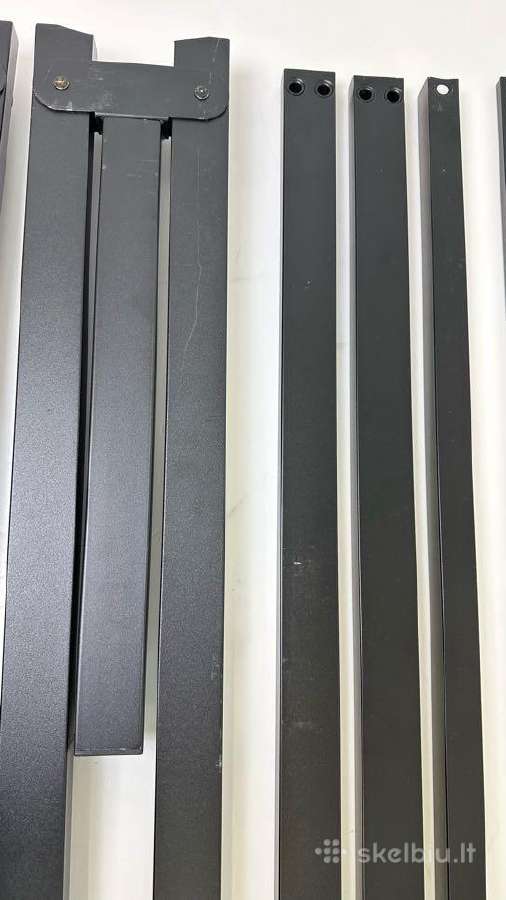 A858 Metalinis juodas lovos rėmas 190x90 - nuotraukos Nr. 3