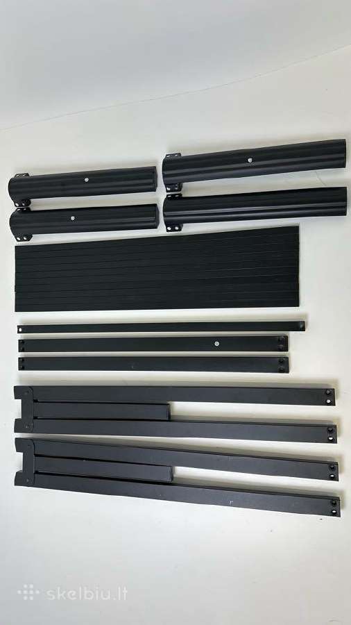 A858 Metalinis juodas lovos rėmas 190x90 - nuotraukos Nr. 5