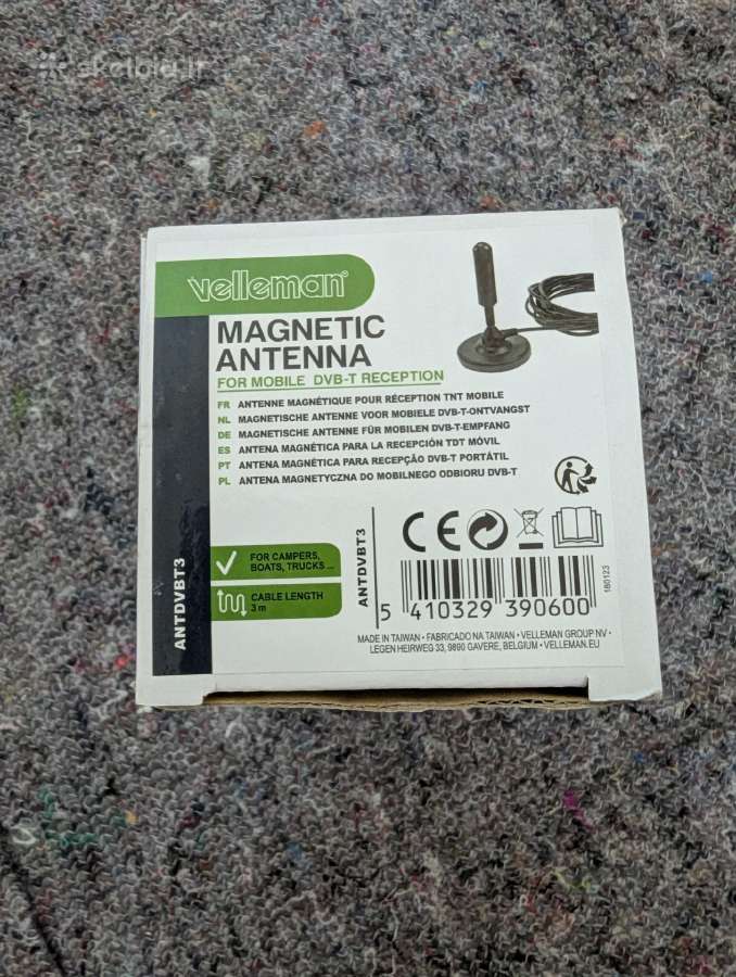 Magnetine Dvb-t antena Velleman Antdvbt3 - nuotraukos Nr. 2