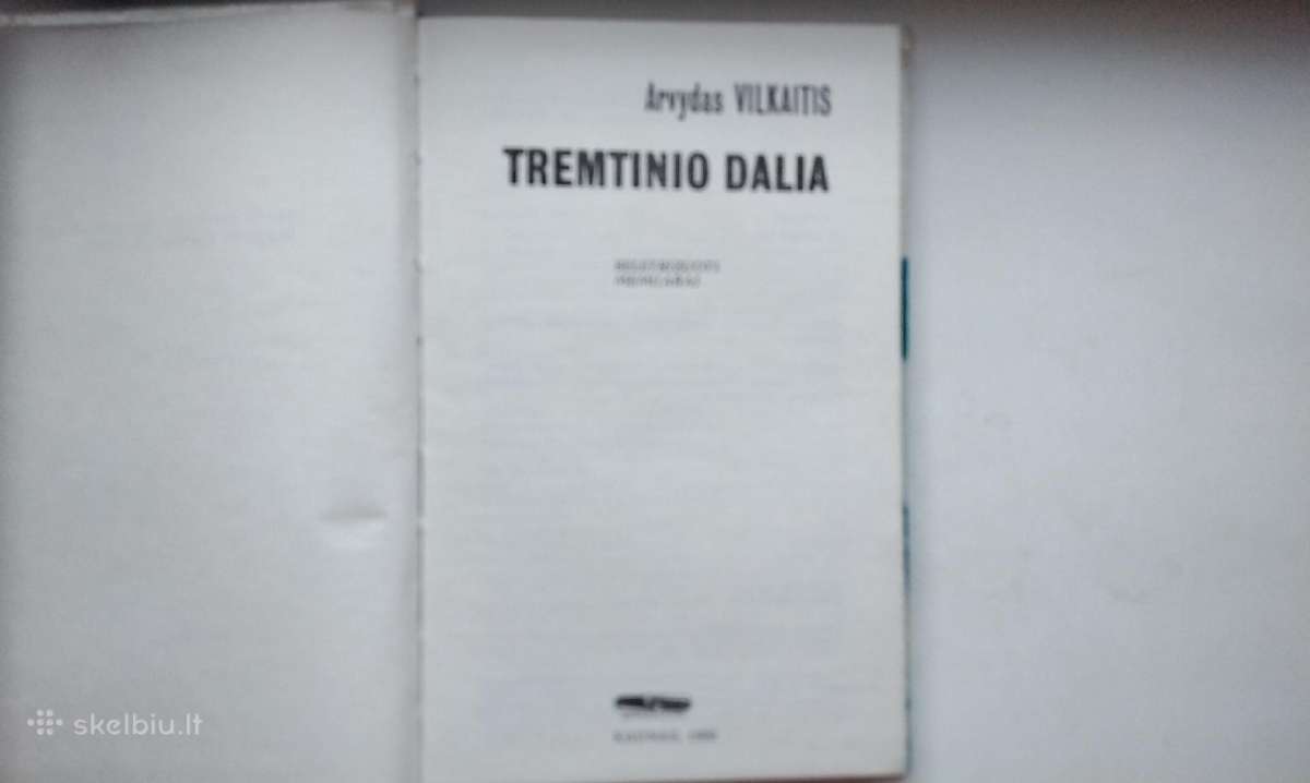 A. Vilkaitis. Tremtinio dalia.1990 m. leid. - nuotraukos Nr. 2