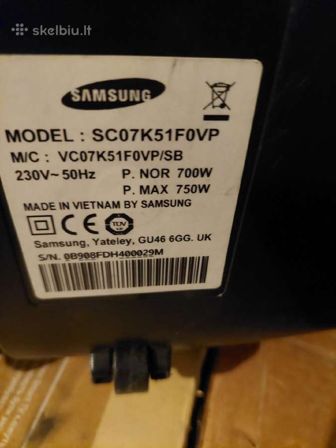 Samsung Sc07k51f0vp - nuotraukos Nr. 4