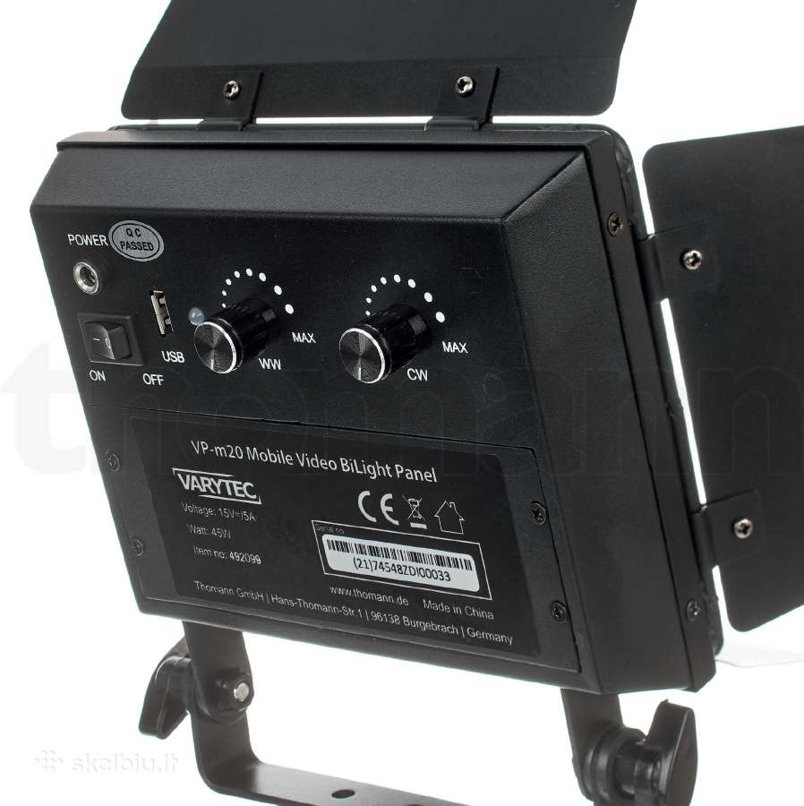 Apšvietimas / Varytec Vp-m20 Mobile Video Bilight - nuotraukos Nr. 2