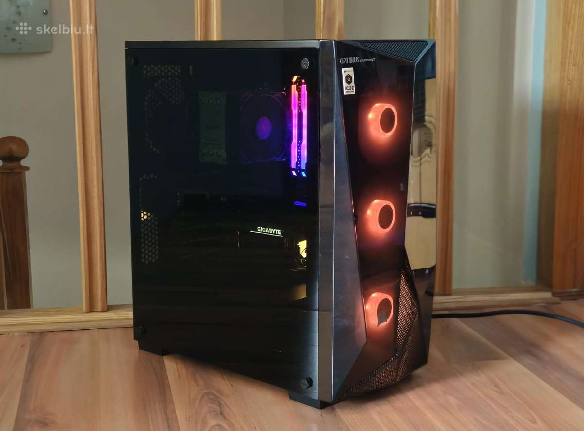 Žaidimo kompiuteris Ryzen 5 5600 / Rx 7600 8gb - nuotraukos Nr. 2