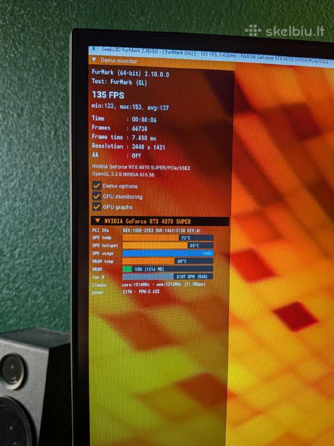 Msi Geforce Rtx 4070 Super Ventus 2x White Oc 12gb - nuotraukos Nr. 5