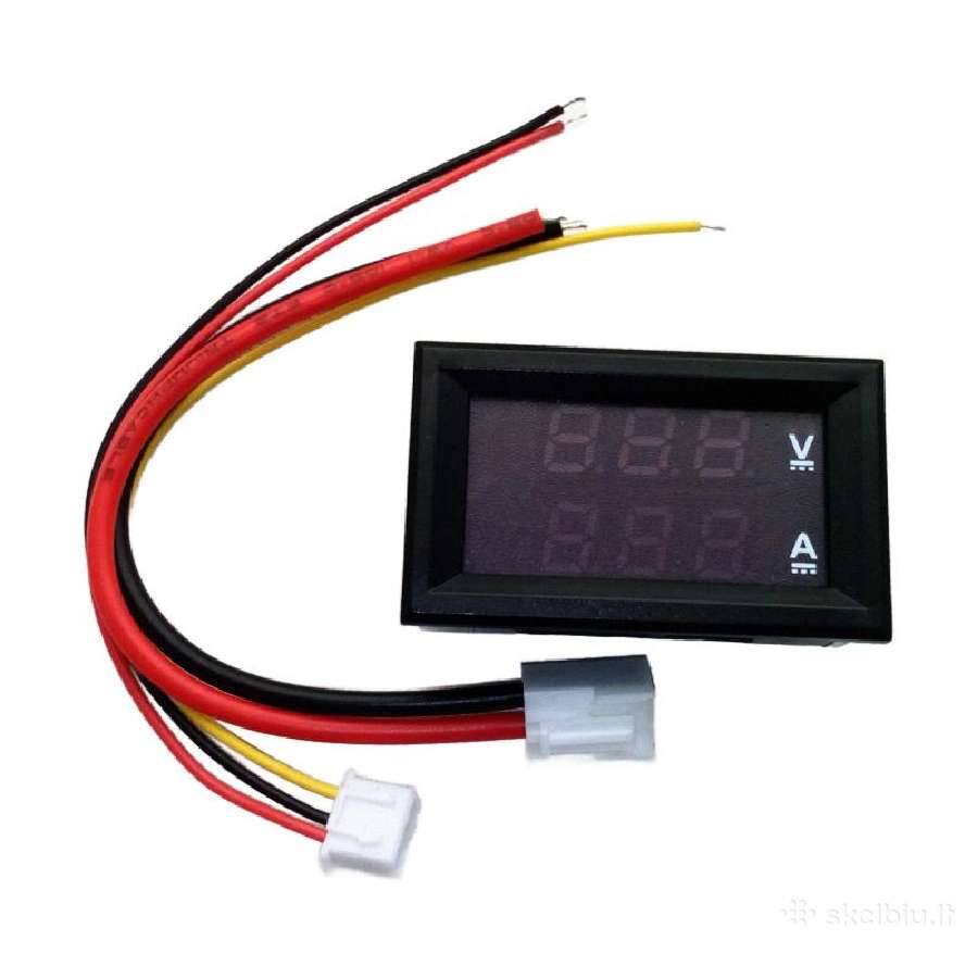 LED voltmetras ampermetras 100v/10a - nuotraukos Nr. 2
