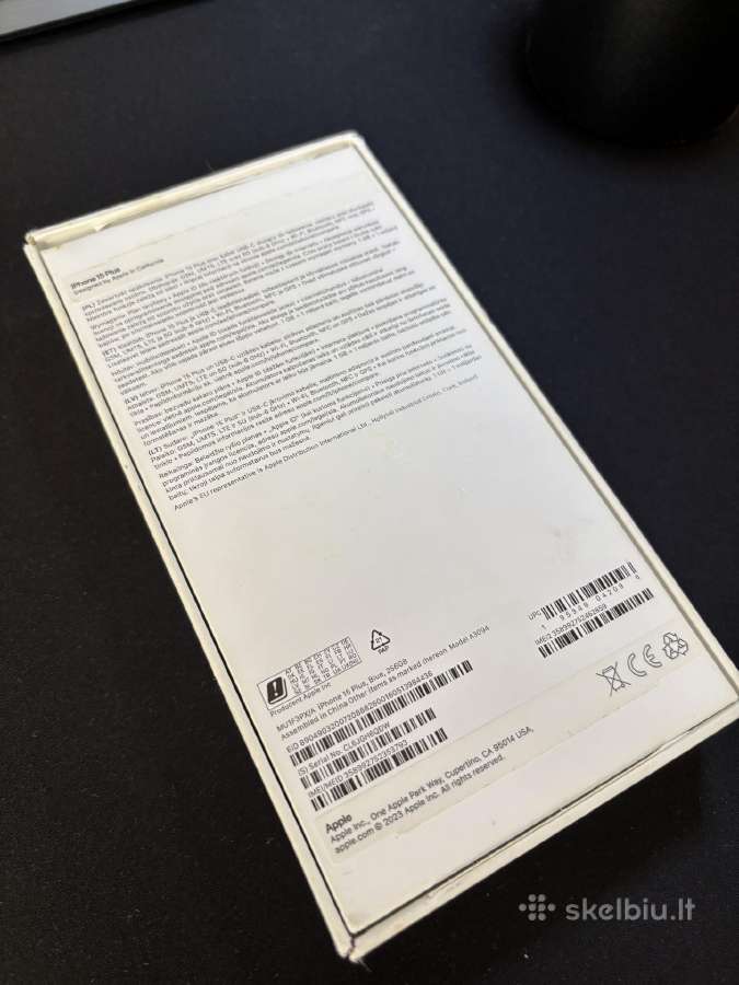 iPhone 15 plus Blue 256gb - nuotraukos Nr. 5