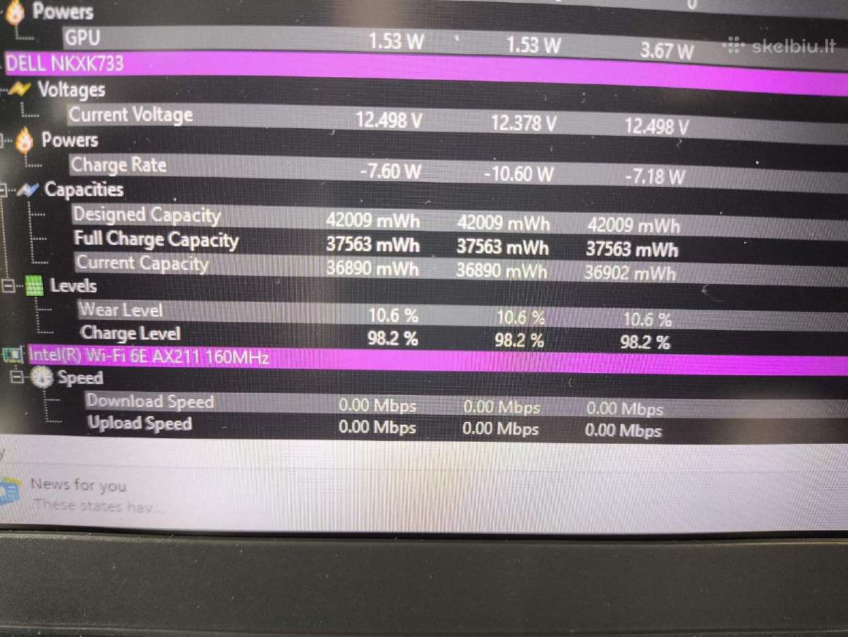 Latitude 15.6 Fhd Ips i5-1355u 16gb 256gb 11% - nuotraukos Nr. 6