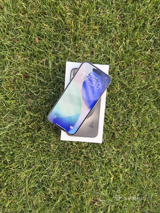 Apple iPhone 15 pro 128 GB natural, battery 100% - nuotraukos Nr. 2