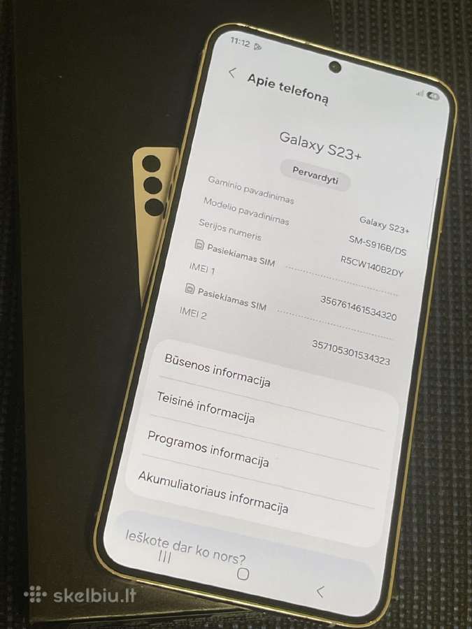 Samsung s23 plus 512gb Levandų - nuotraukos Nr. 2
