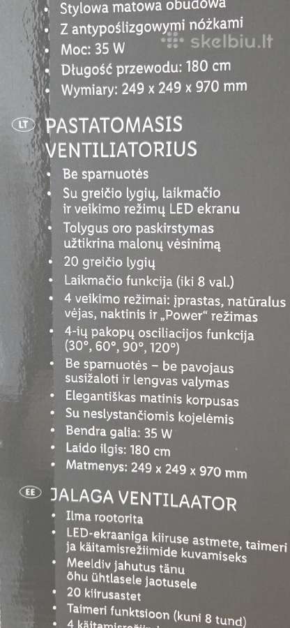 Pastatomas ventiliatorius - nuotraukos Nr. 3
