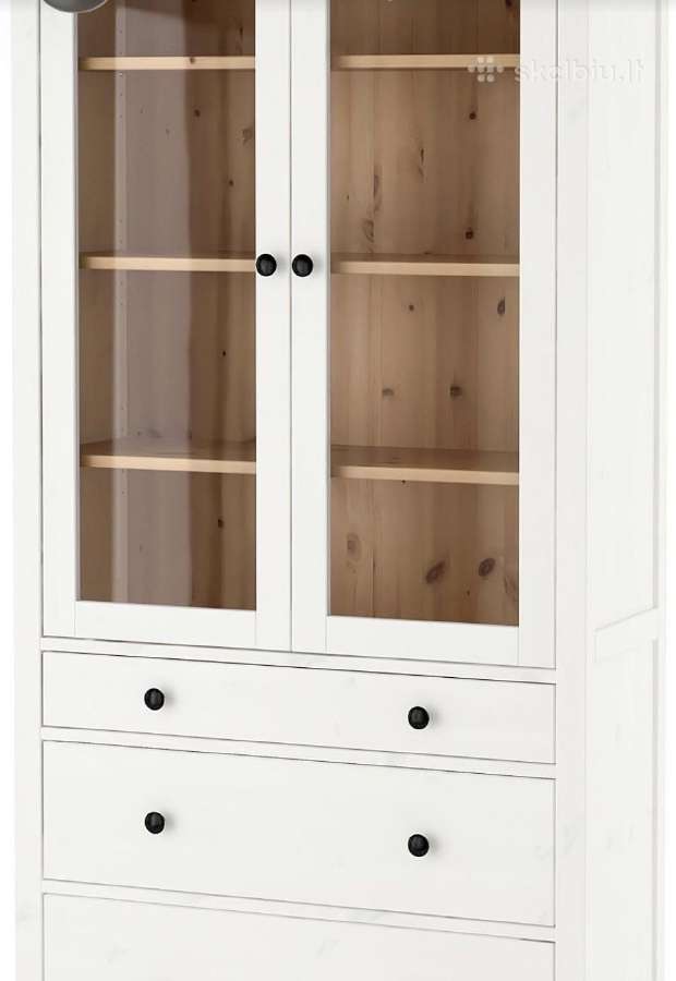 Ikea Hemnes vitrina, balta, 90 197 cm - nuotraukos Nr. 2