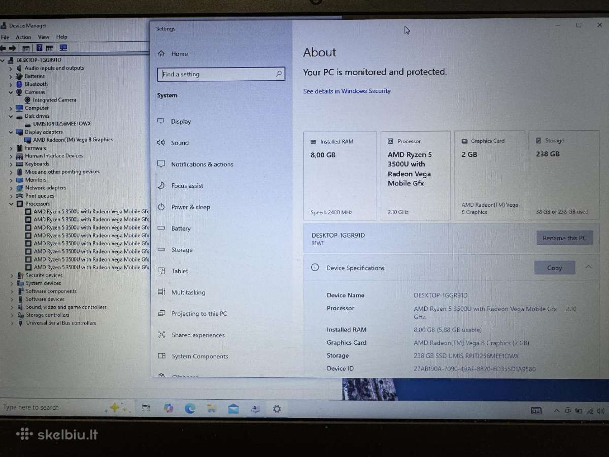 Lenovo Ideapad 3-17 dideliu ekranu 17,3" - nuotraukos Nr. 4