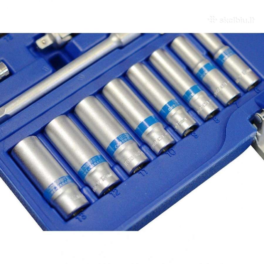Galvučių rinkinys 1/4" (39vnt) - nuotraukos Nr. 4