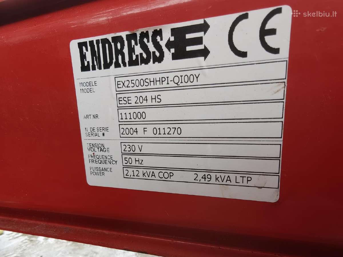 2kw elektros generatorius Endress - nuotraukos Nr. 7