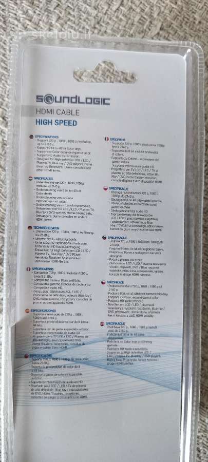 Hdmi kabelis iki 2160 p. - nuotraukos Nr. 2