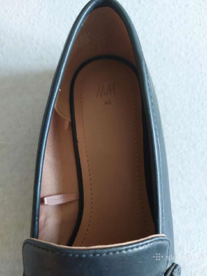 Elegantiški juodi H&m odiniai bateliai - nuotraukos Nr. 6