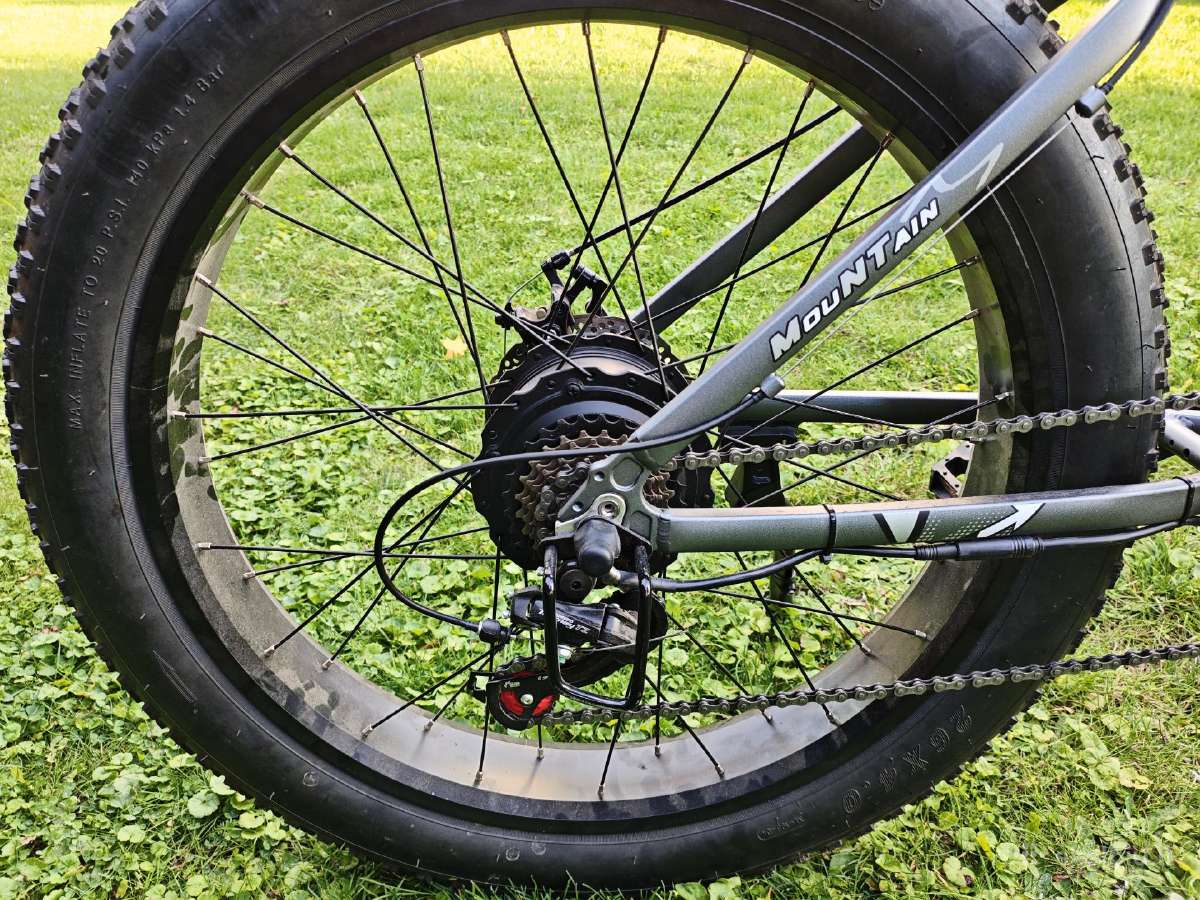 Naujas elektrinis dviratis fat Bike - nuotraukos Nr. 7