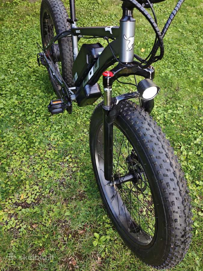 Naujas elektrinis dviratis fat Bike - nuotraukos Nr. 9
