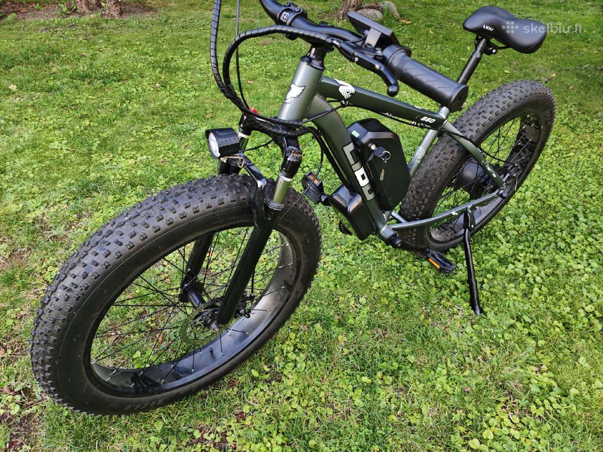 Naujas elektrinis dviratis fat Bike - nuotraukos Nr. 10