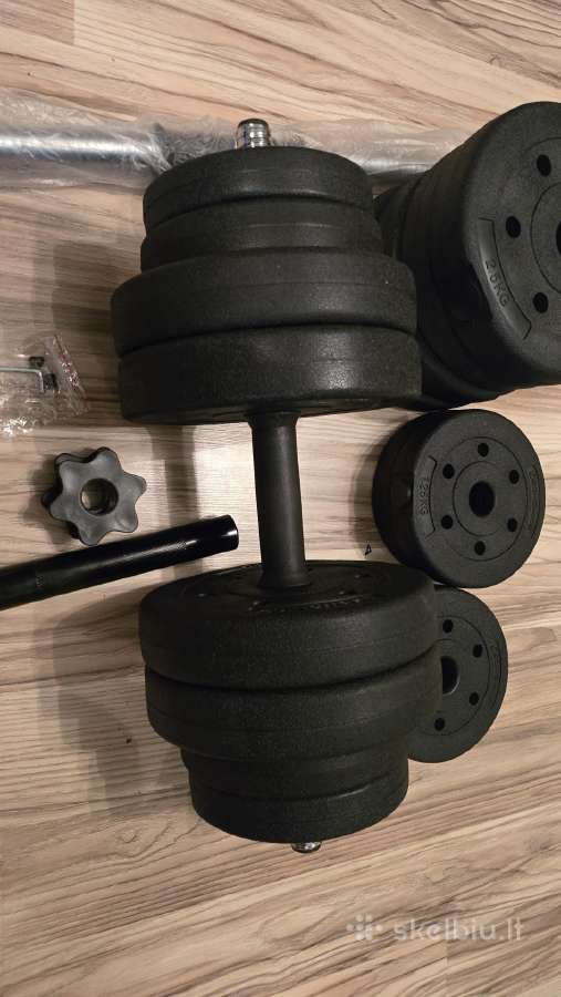 Hantelių rinkinys 2in1, 30 kg (Songmics - nuotraukos Nr. 3