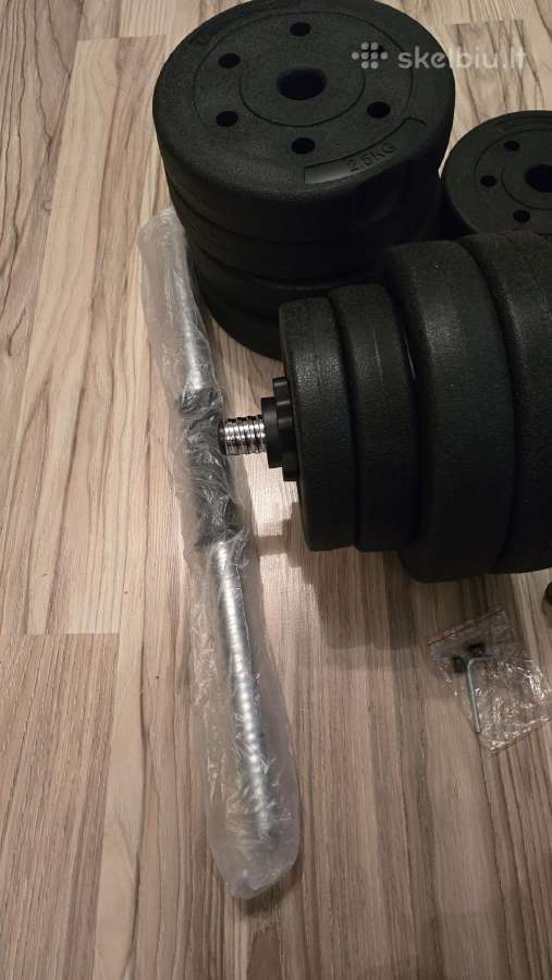 Hantelių rinkinys 2in1, 30 kg (Songmics - nuotraukos Nr. 4