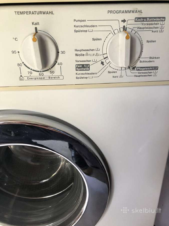 Parduodama veikianti vokiška skalbimo mašina Miele - nuotraukos Nr. 3