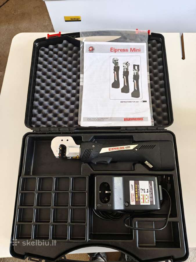 Presavimo irankis elektros kabeliams Elpress Mini - nuotraukos Nr. 2