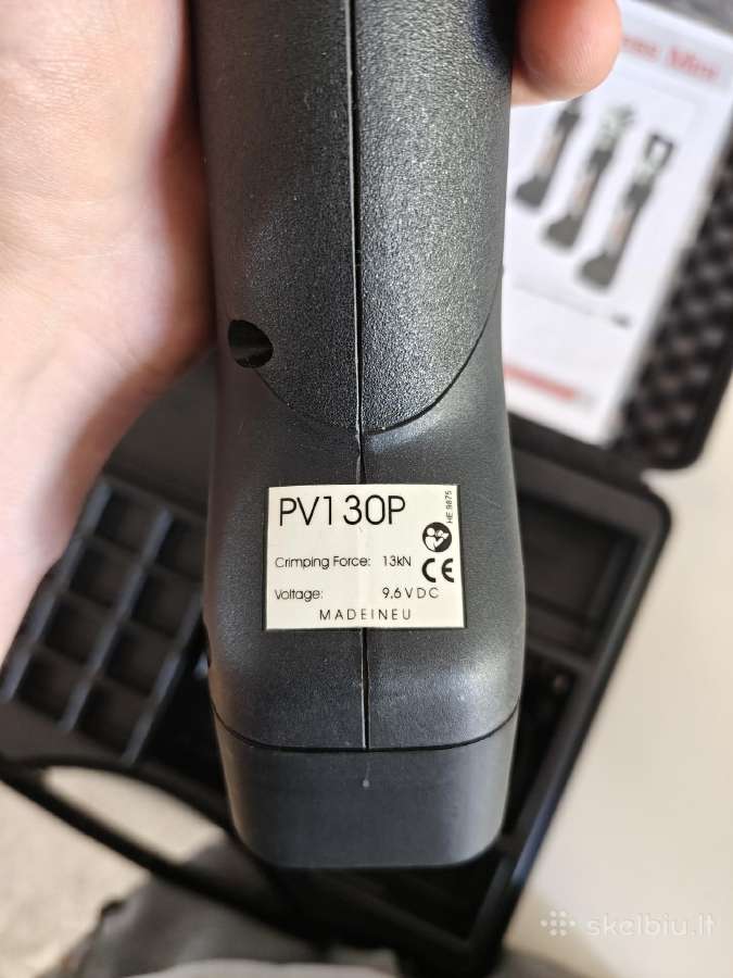 Presavimo irankis elektros kabeliams Elpress Mini - nuotraukos Nr. 3