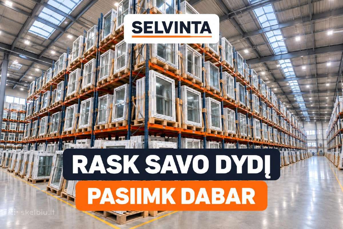 Plastikiniai langai sandėlyje – daug dydžių - nuotraukos Nr. 3