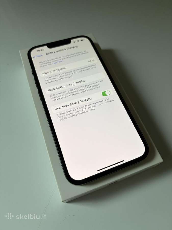 iPhone 13 128gb Midnight - nuotraukos Nr. 2