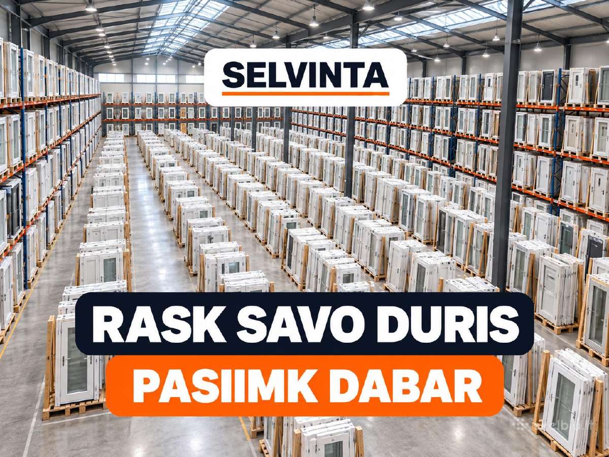 Pvc lauko durys sandėlyje – daug modelių - nuotraukos Nr. 2