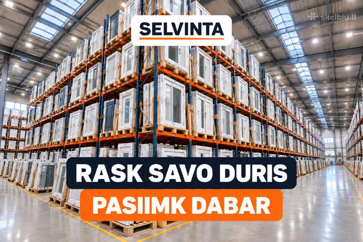 Pvc lauko durys sandėlyje – daug modelių - nuotraukos Nr. 3