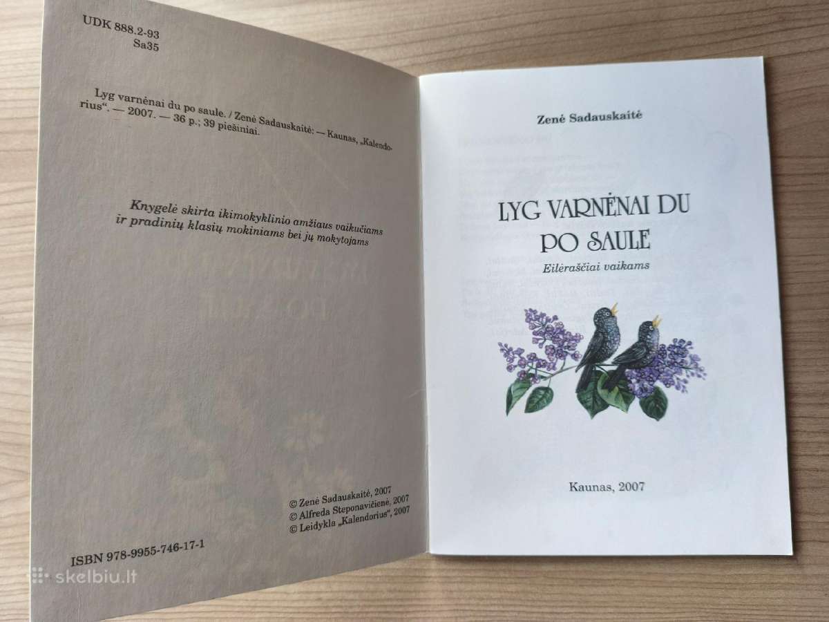 Zenė Sadauskaitė "Lyg varnėnai du po saule" - nuotraukos Nr. 4