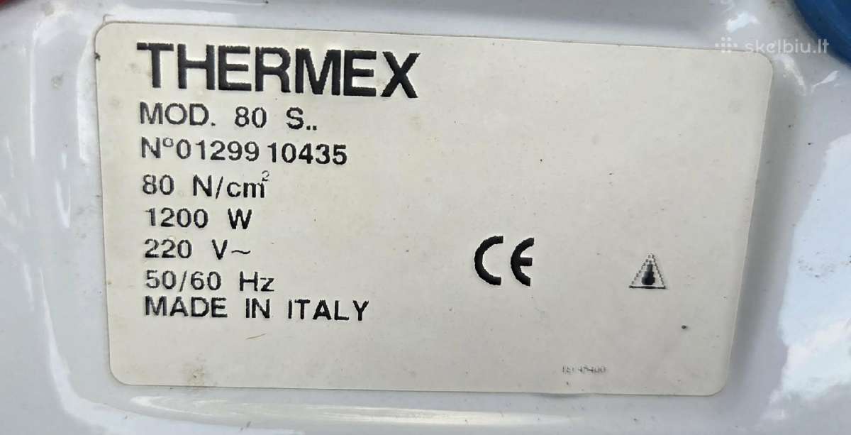 Thermex 80 l elektrinis boileris - nuotraukos Nr. 2
