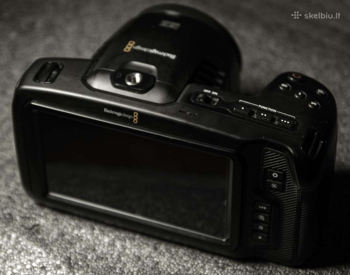 Blackmagic Cinema Camera 6k Full Frame. - nuotraukos Nr. 4