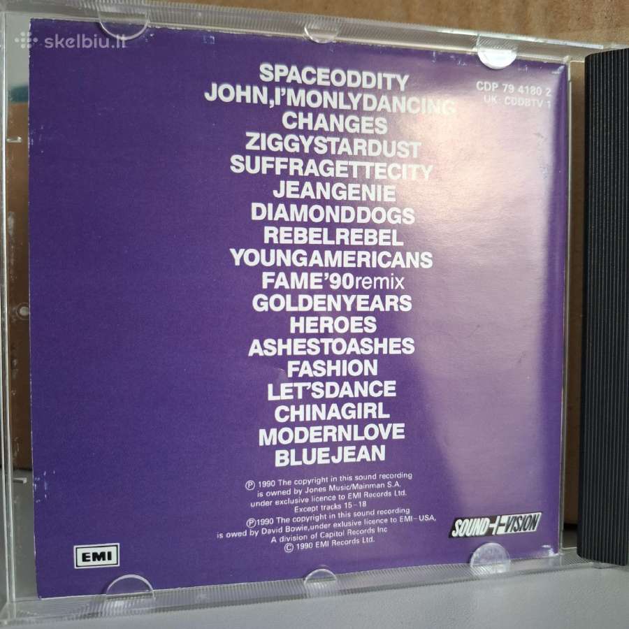 David Bowie - Changesbowie (CD, albumas) - nuotraukos Nr. 3