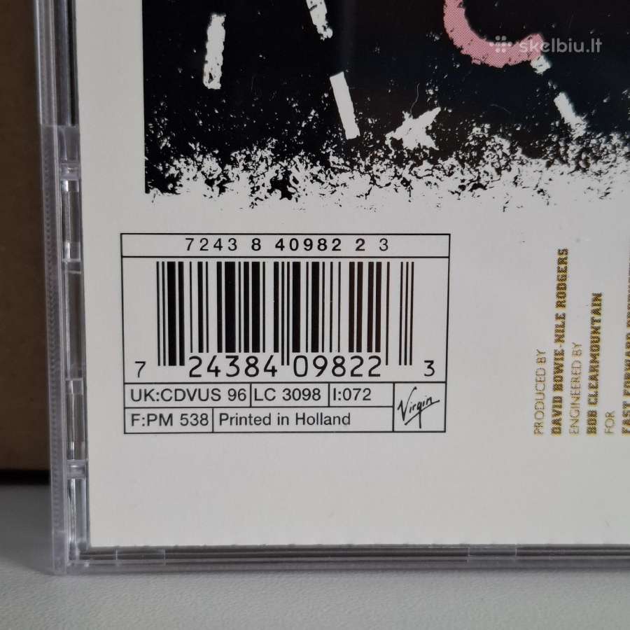 David Bowie - Lets dance (CD, albumas) - nuotraukos Nr. 5