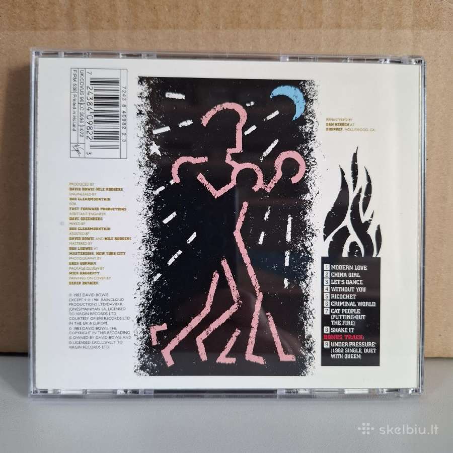 David Bowie - Lets dance (CD, albumas) - nuotraukos Nr. 4