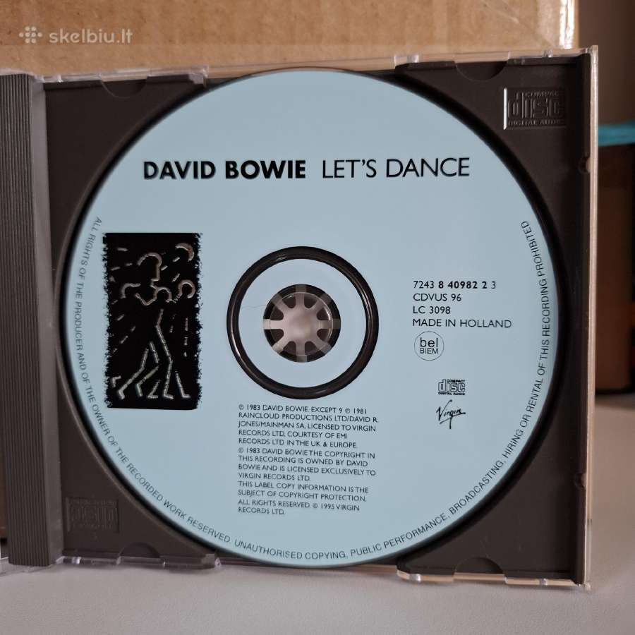 David Bowie - Lets dance (CD, albumas) - nuotraukos Nr. 3