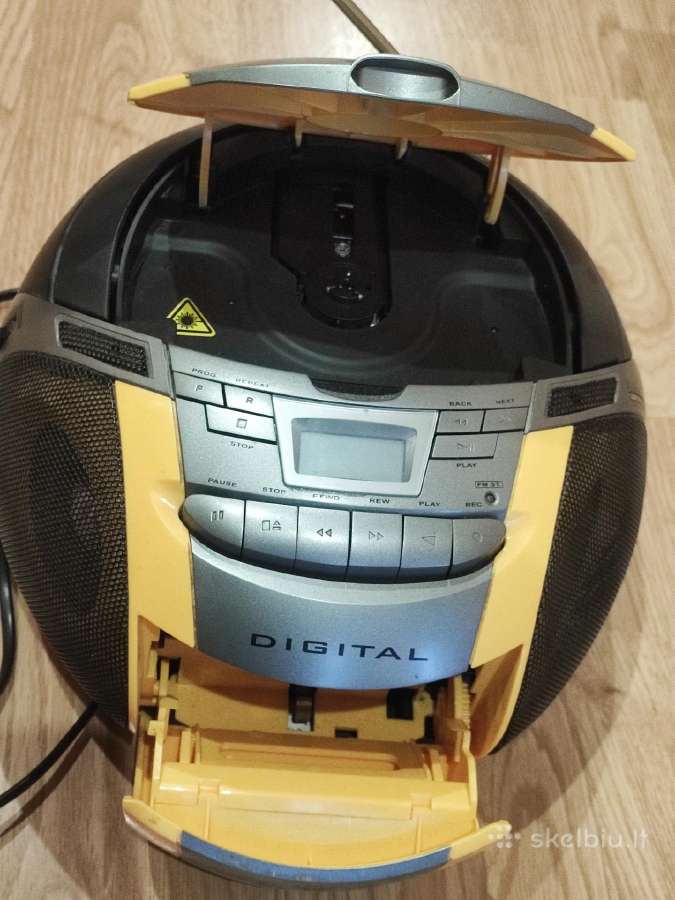 CD, kasetinė magnetola, radio imtuvas - nuotraukos Nr. 2