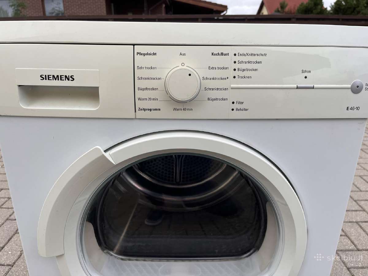 Siemens džiovyklė - nuotraukos Nr. 6