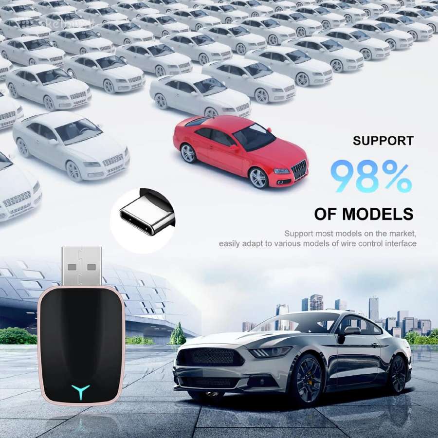 Belaidis Carplay Android Adapteris automobiliams - nuotraukos Nr. 9