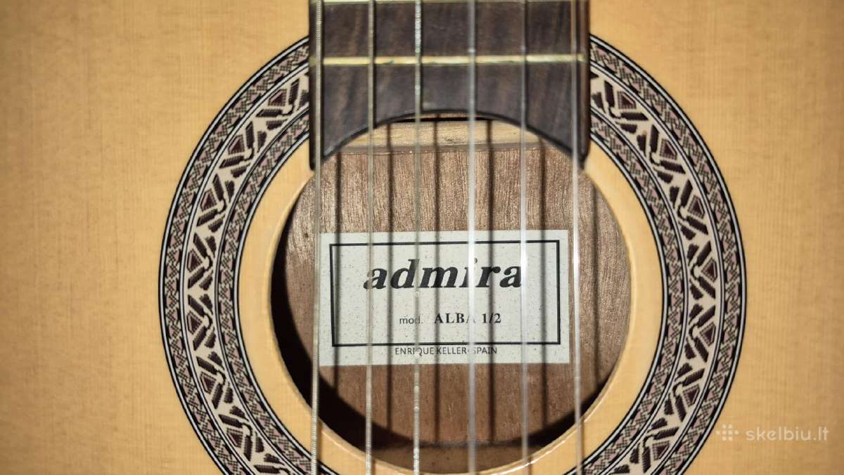 Klasikinė akustinė gitara Admira Alba 1/2 - nuotraukos Nr. 2
