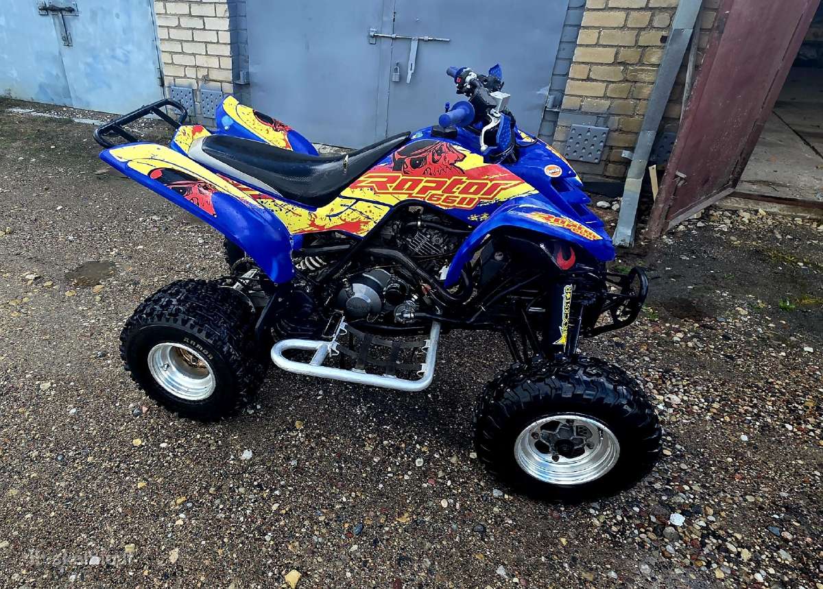 Yamaha raptor 660cc - nuotraukos Nr. 3