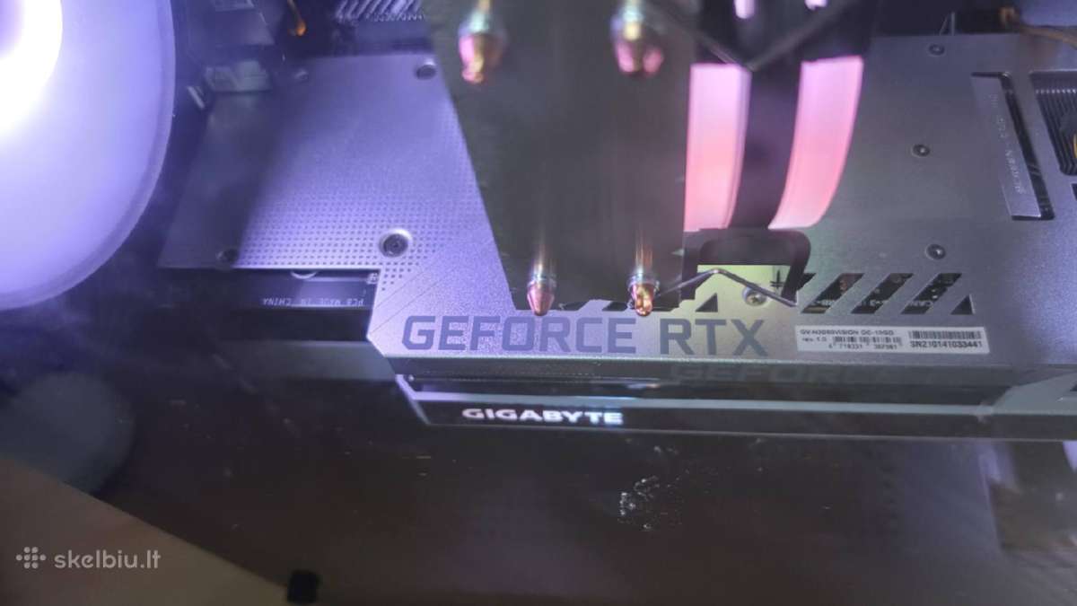 Ryzen 7 5700x rtx 3080 10gb kompiuteris - nuotraukos Nr. 5